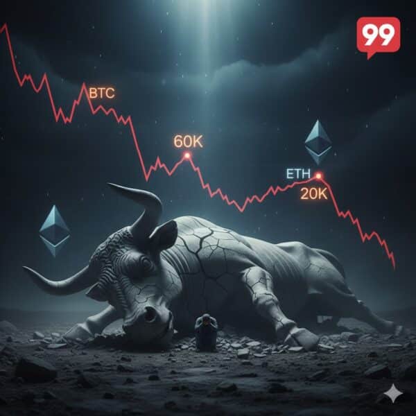 Mercato Crypto oggi, 6 Frebbraio 2026: Sentiment ai minimi storici – BTC tocca i 60.000 $, ETH sotto i 2.000 $