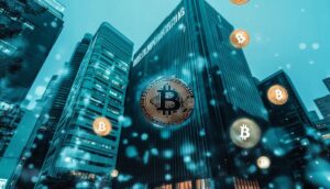 レミックスポイントのビットコイン投資を表現したコンセプト画像