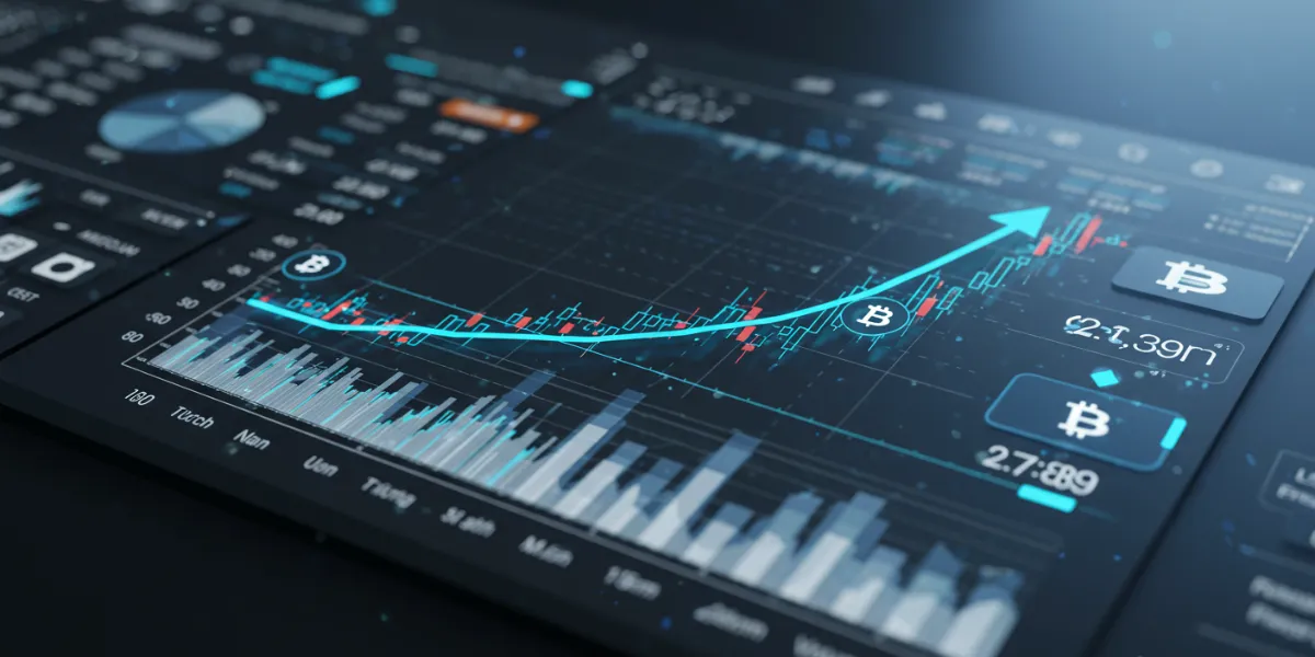 ビットコイン投資指標を表示する企業ダッシュボード