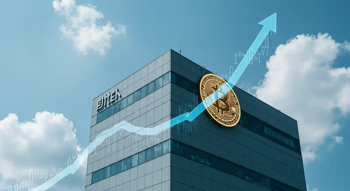 メタプラネットのビットコイン購入戦略を表すイメージ