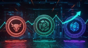2025年3月に注目の仮想通貨3銘柄のチャート図