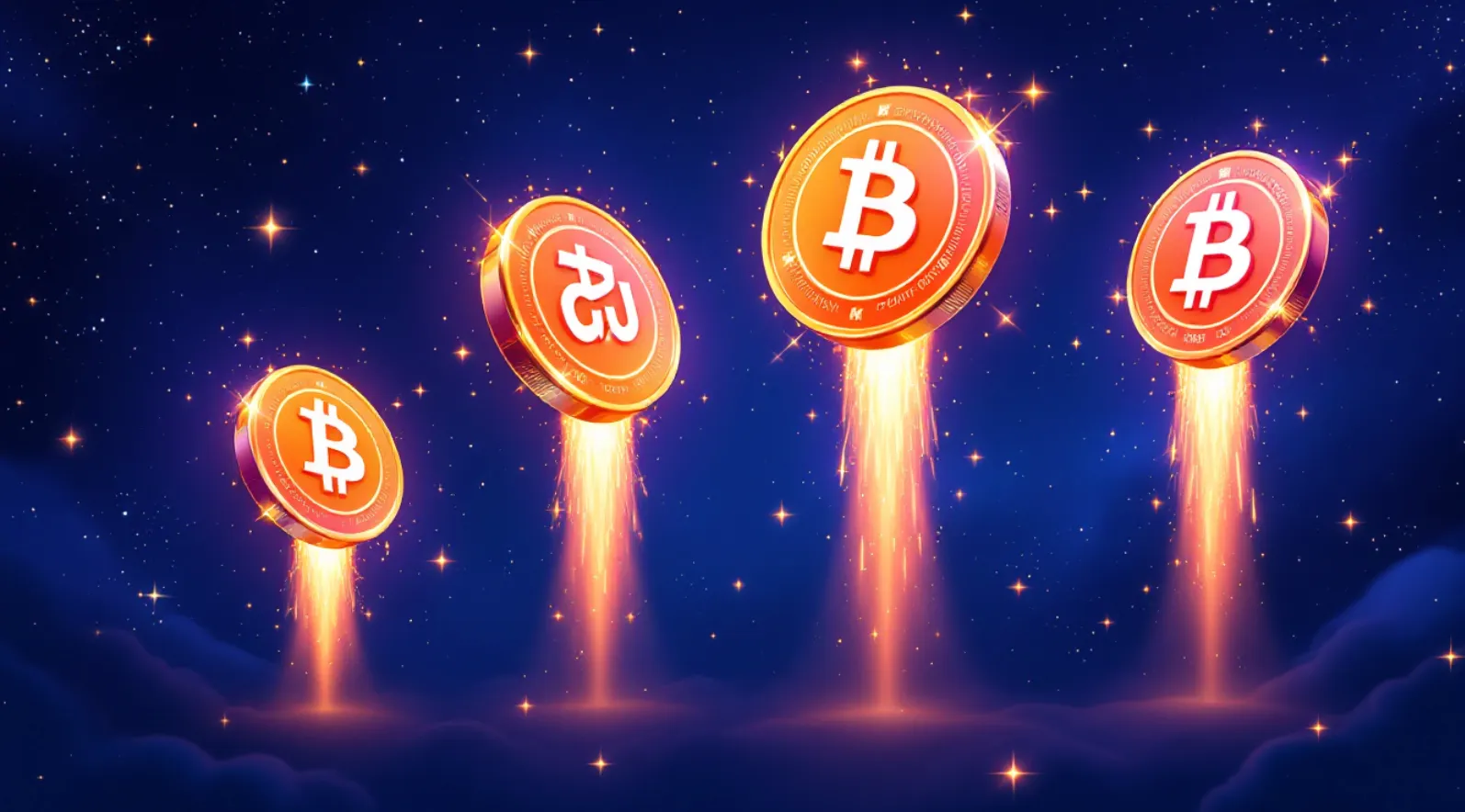 爆上がりするビットコイン