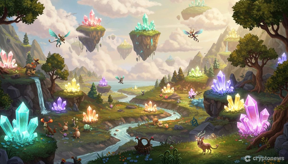 Axie Infinityの新作MMO「Atia's Legacy」の幻想的な世界観を表現したイメージ画像