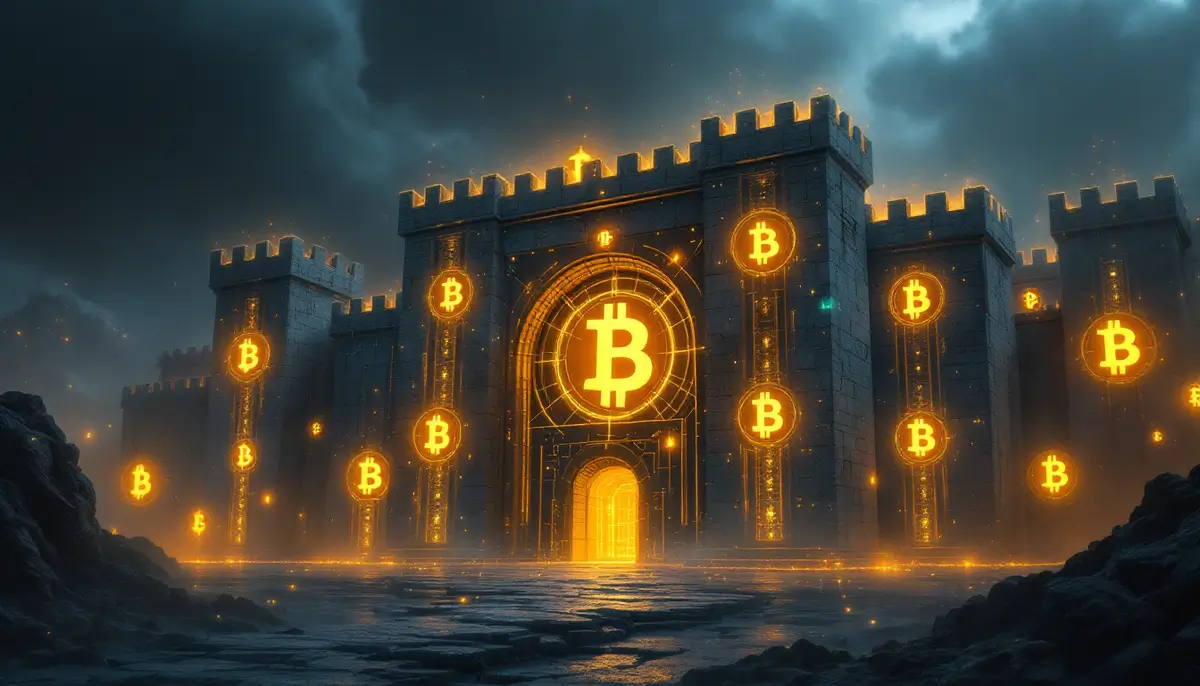 米国のビットコイン戦略的準備金「デジタルフォートノックス」のイメージ図