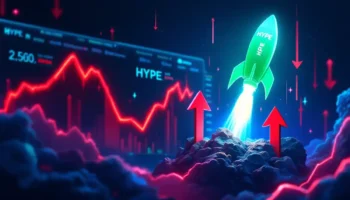 下落する仮想通貨市場の中で唯一上昇するハイパーリキッド（HYPE）コイン