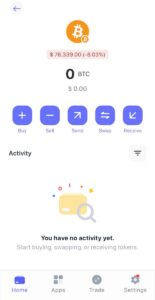 Best Walletでビットコイン購入