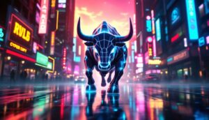 コインベースのXRP先物取引プラットフォームを表すビジネスイメージ