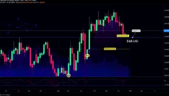 下落するSUIの価格