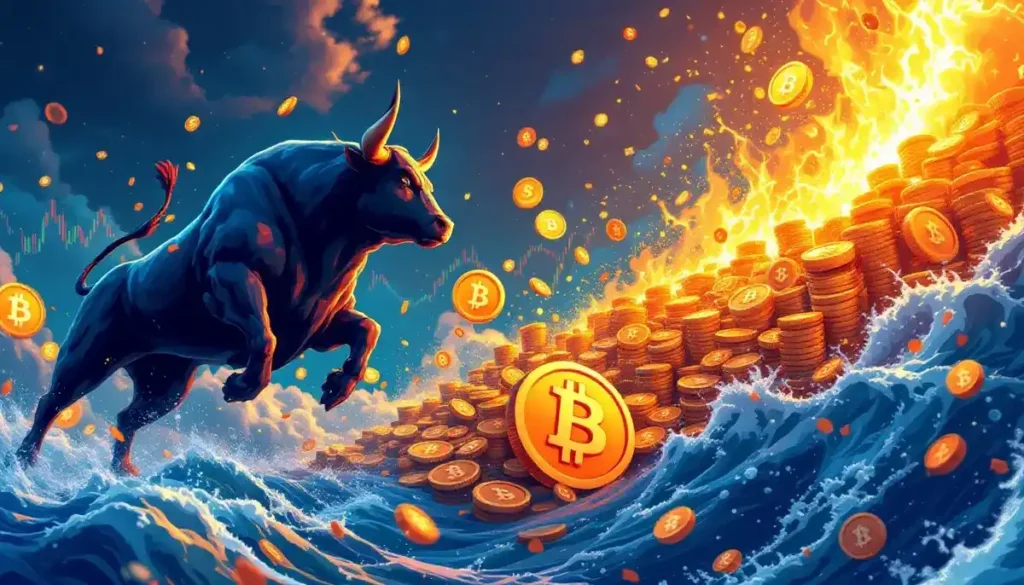 ビットコインとアルトコイン高騰