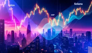 仮想通貨のAPTとXRPとSOL
