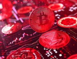 新しい仮想通貨-基盤の上にビットコインが乗っている