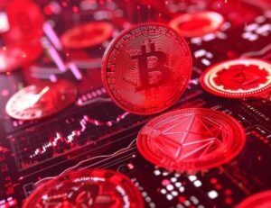 新しい仮想通貨-基盤の上にビットコインが乗っている