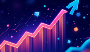 新しい仮想通貨Solaxy（SOLX）と市場分析を示すダイナミックな画像