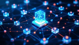 Suiブロックチェーン上のリキッドステーキングを示す抽象的な画像