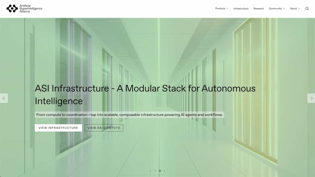 AIエージェント仮想通貨-Artificial Superintelligence Alliance（FET）の公式サイト