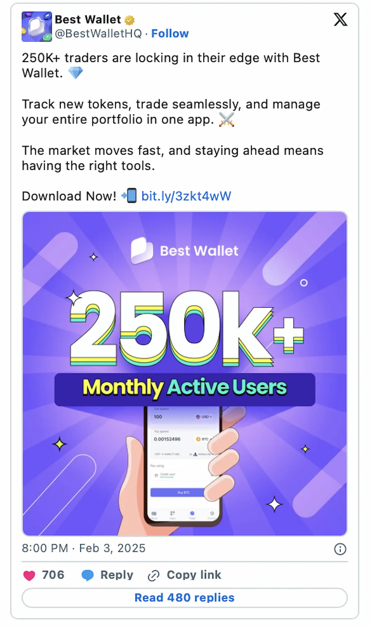 Best Walletのポスト