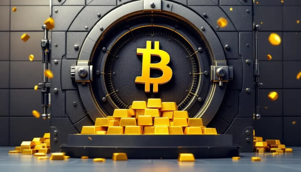 金連動型ビットコイン投資ファンドが新登場｜下落保護機能付き