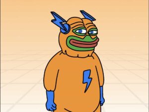 bitcoin hyperのキャラクターが立っている