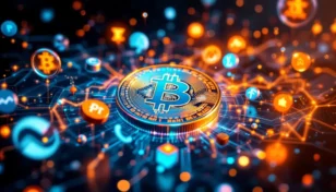 ビットコインと消えゆくトークンアイコンが並ぶウォレット画面のイメージ