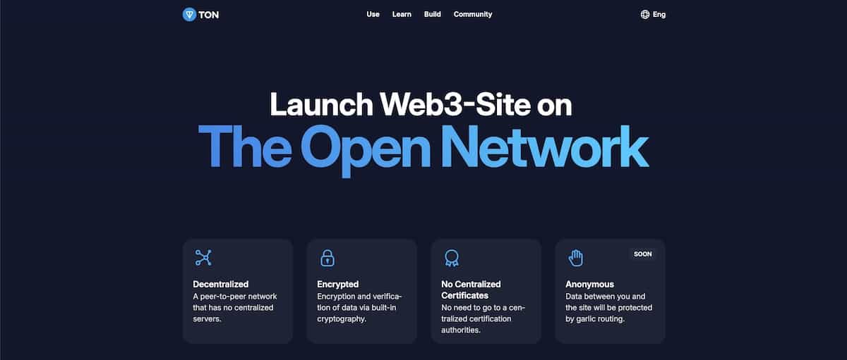 仮想通貨TON（Toncoin）とは？公式サイトのabout