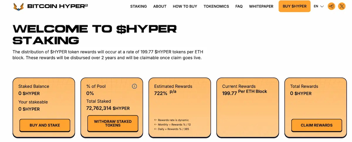 Bitcoin-Hyperステーキング