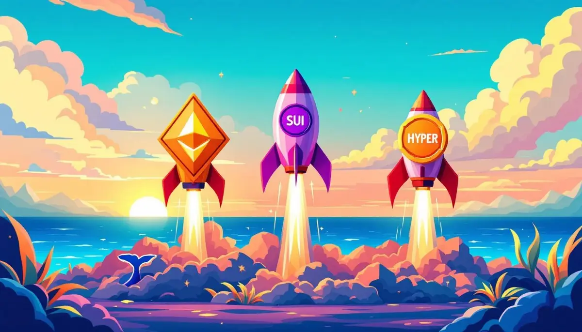 7月の仮想通貨おすすめ3選｜ETH・SUI・HYPERの将来性を分析
