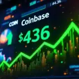Coinbase株が過去最高値更新、規制強化とBTC高騰が追い風に