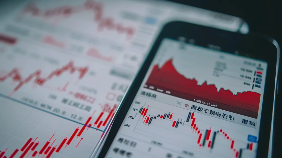 仮想通貨先物取引取引所スマホのチャート画面