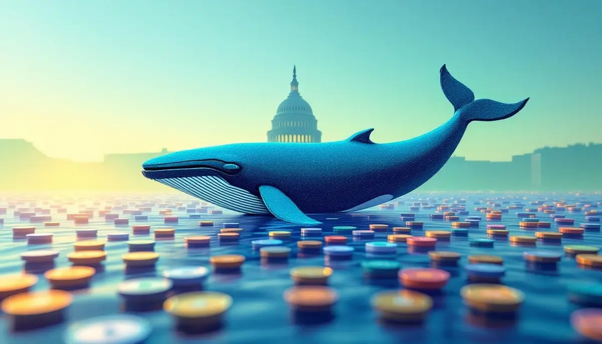 ミームコイン市場でクジラが活発化、上院公聴会前に高まる期待
