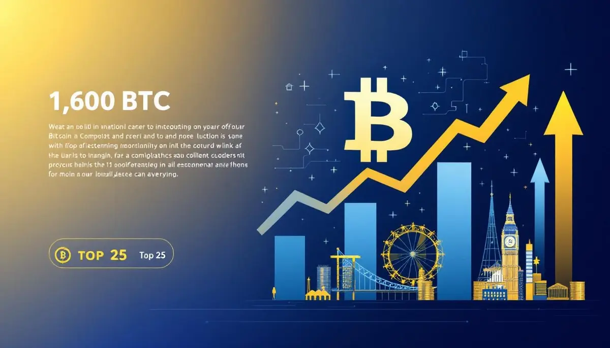 英国企業SWC｜ビットコインを追加取得で世界トップ25入り