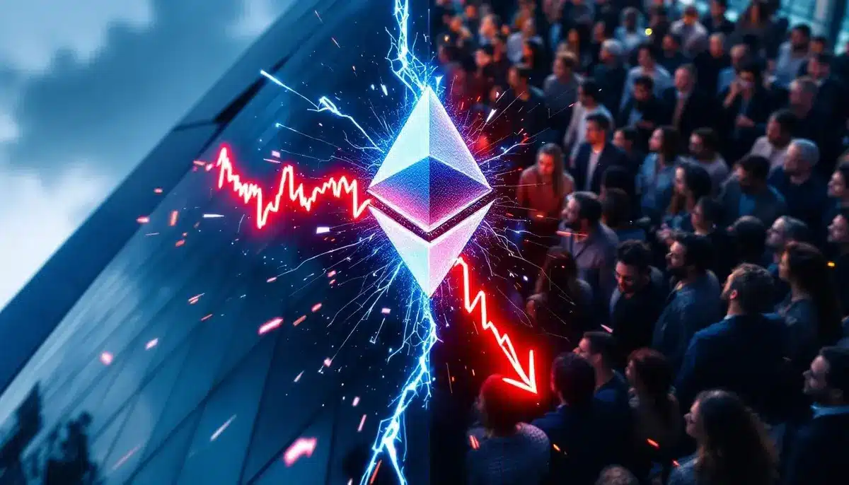 イーサリアム価格が下落、大口投資家は売り個人は買い増し