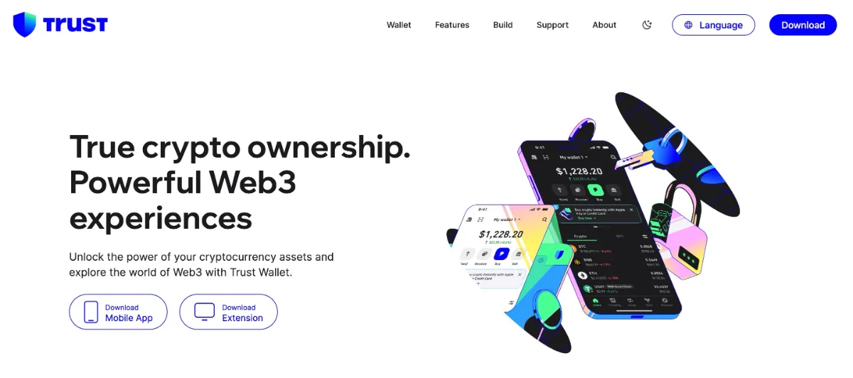 Trust Wallet公式サイト