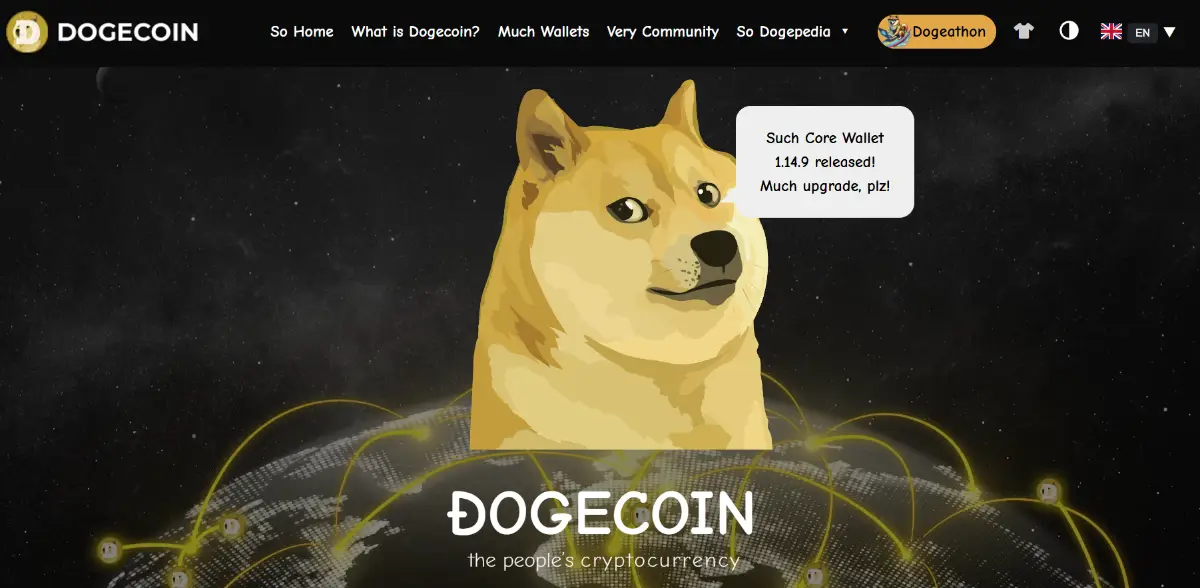 ドージコインの買い方-ドージコイン公式サイトのトップ