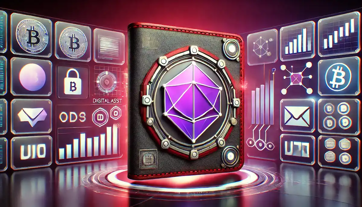 Polygon Walletを象徴する未来的なデジタルイメージ