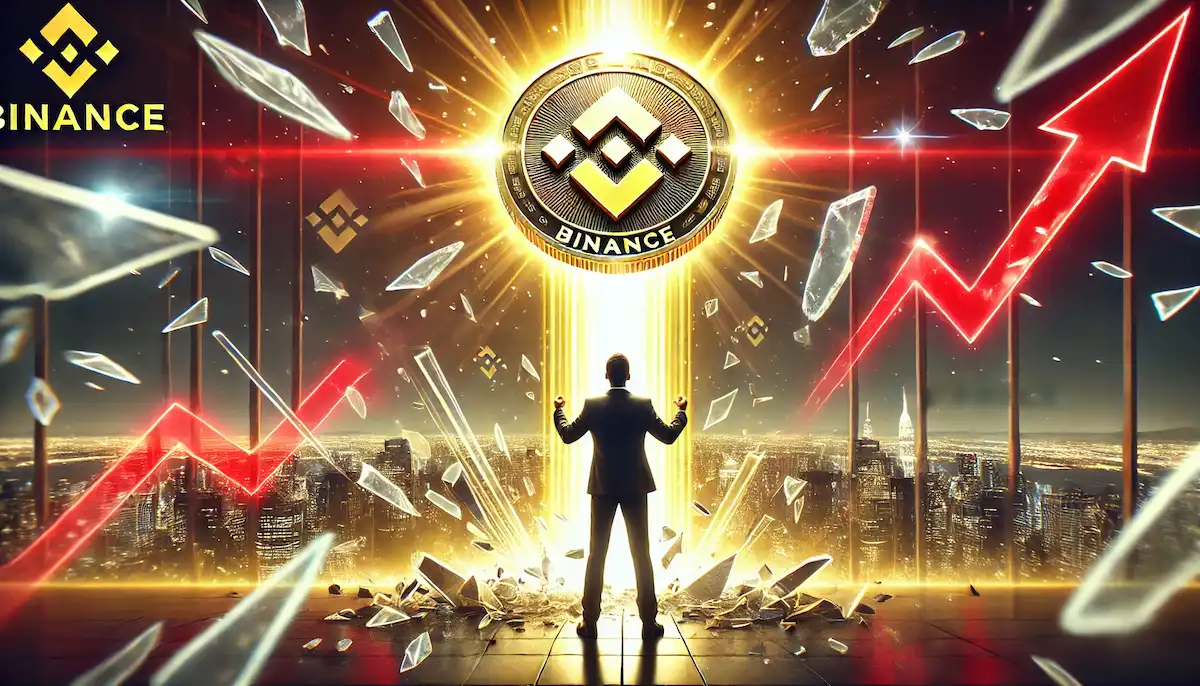 BNB高騰と投資家の期待を象徴するイメージ画像