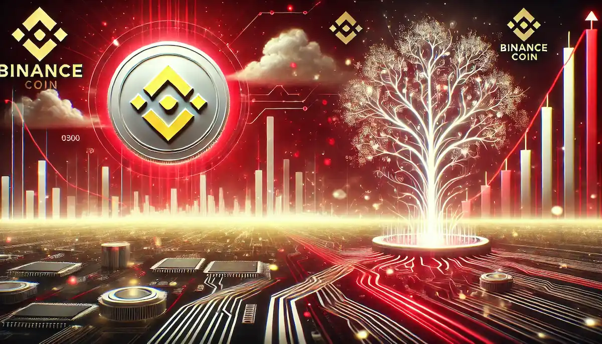 BNBの成長とエコシステム拡大を象徴するイメージ画像