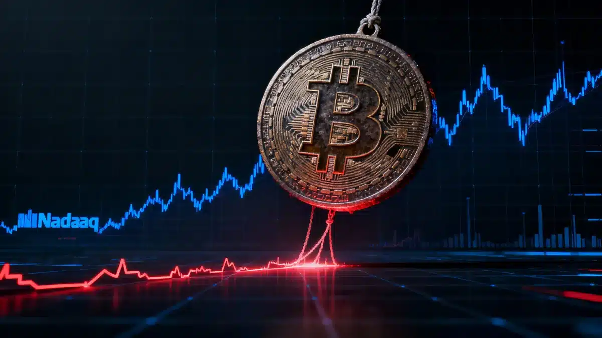 BTCとナスダックの相関が示す疲弊サイクル｜底値圏接近の可能性