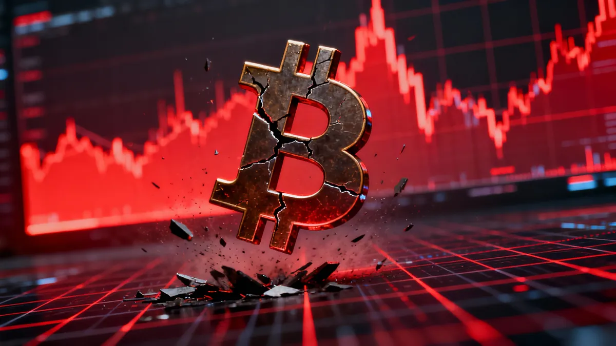 速報】ビットコインが9万ドル割れ、7カ月ぶり安値に急落