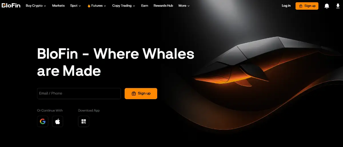 BloFinのトップページ