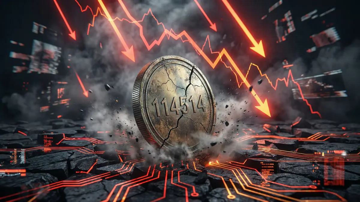 野獣先輩由来のソラナミームコイン「114514」が一夜で86％急落