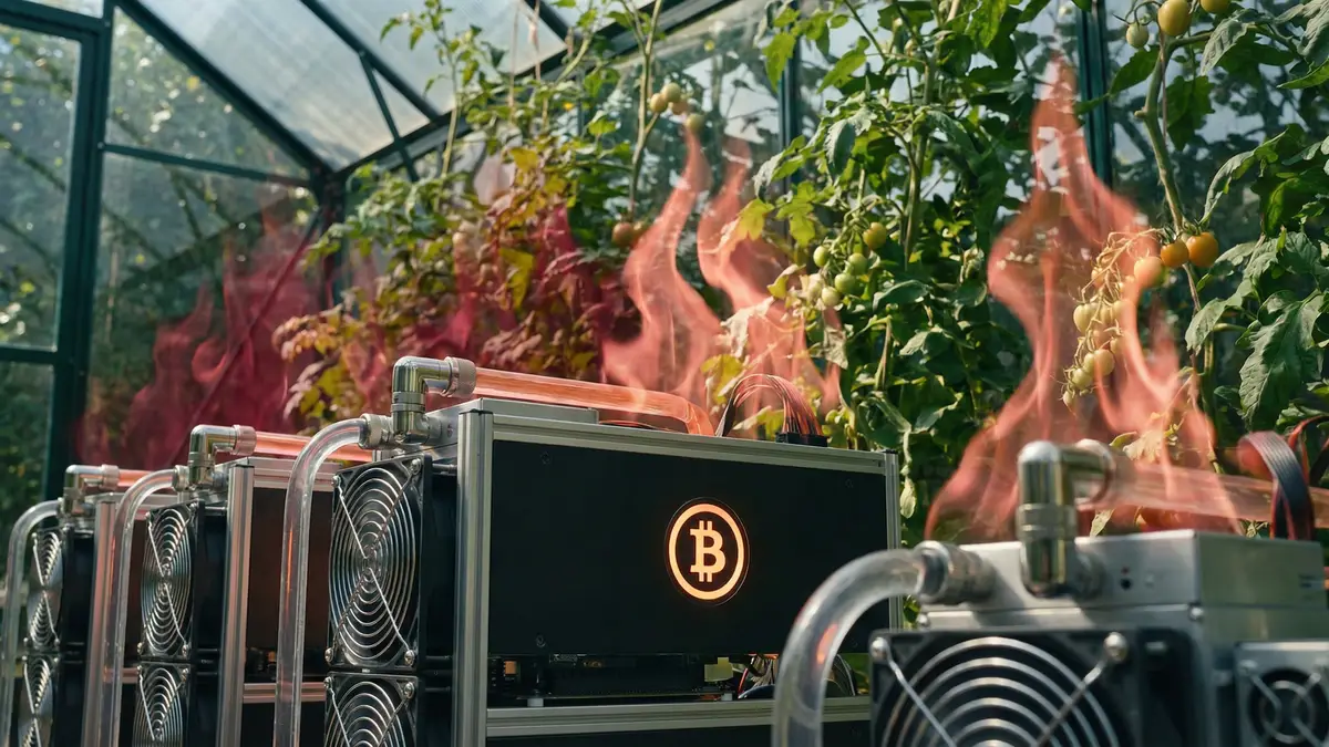 電力90%を熱再利用｜カナン「ビットコイン×農業」の新実験