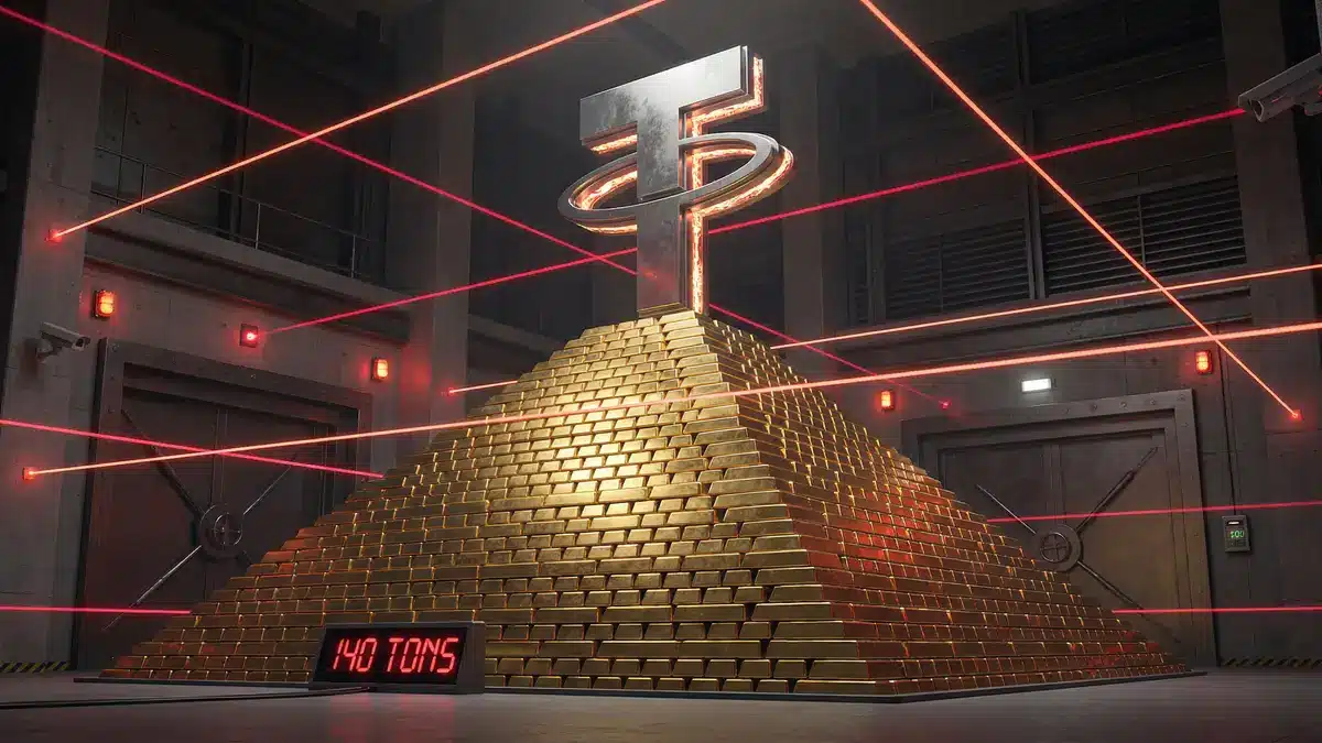 ステーブルコイン大手テザー、金保有量がサウジ等の国家準備高上回る