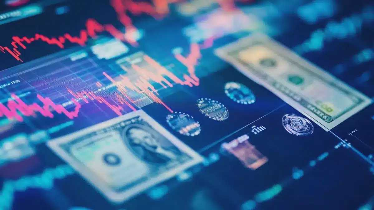 おすすめ海外FXのチャートとお金のイメージ