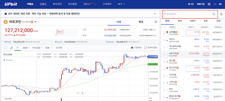 업비트 코인 단타