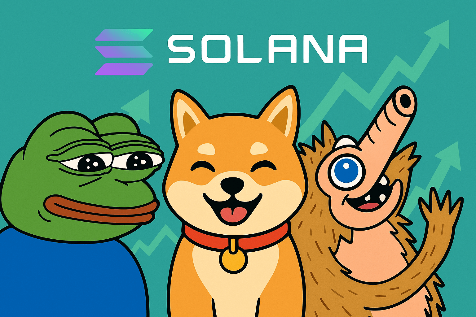 2025년 성장 잠재력이 높은 솔라나 밈코인 종류 | 시가 총액 기준 Solana Meme