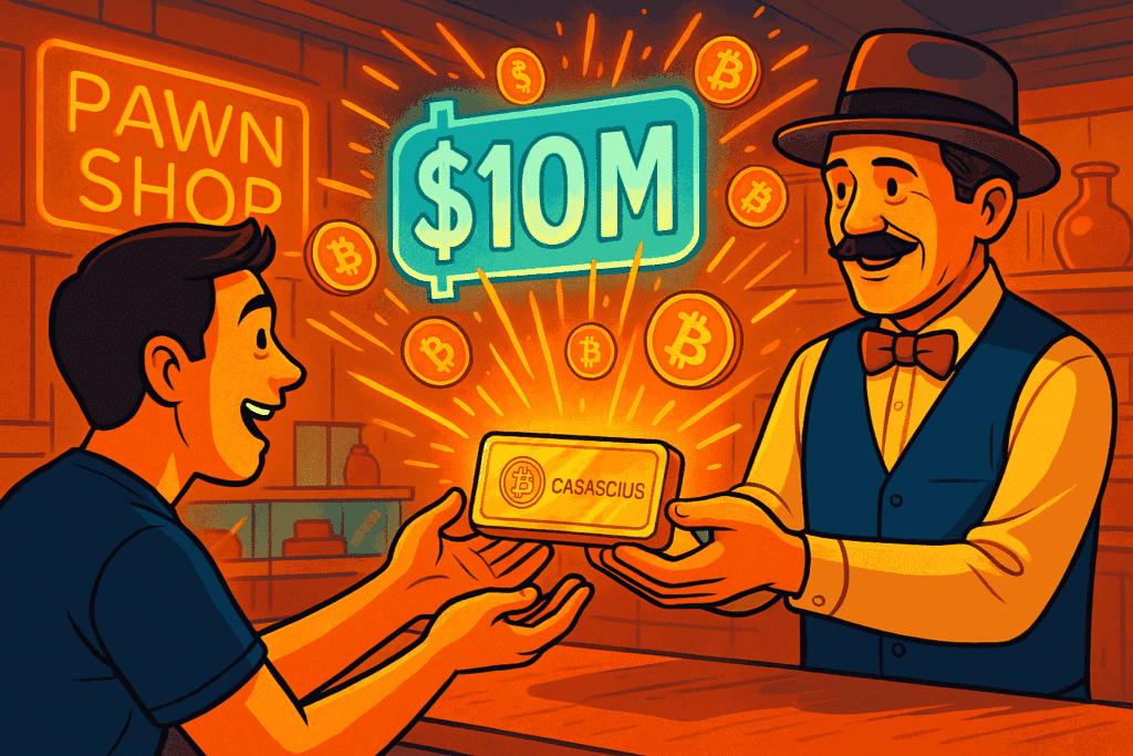 카사시우스 바에서 100 BTC 발견… 500달러가 1,000만 달러로