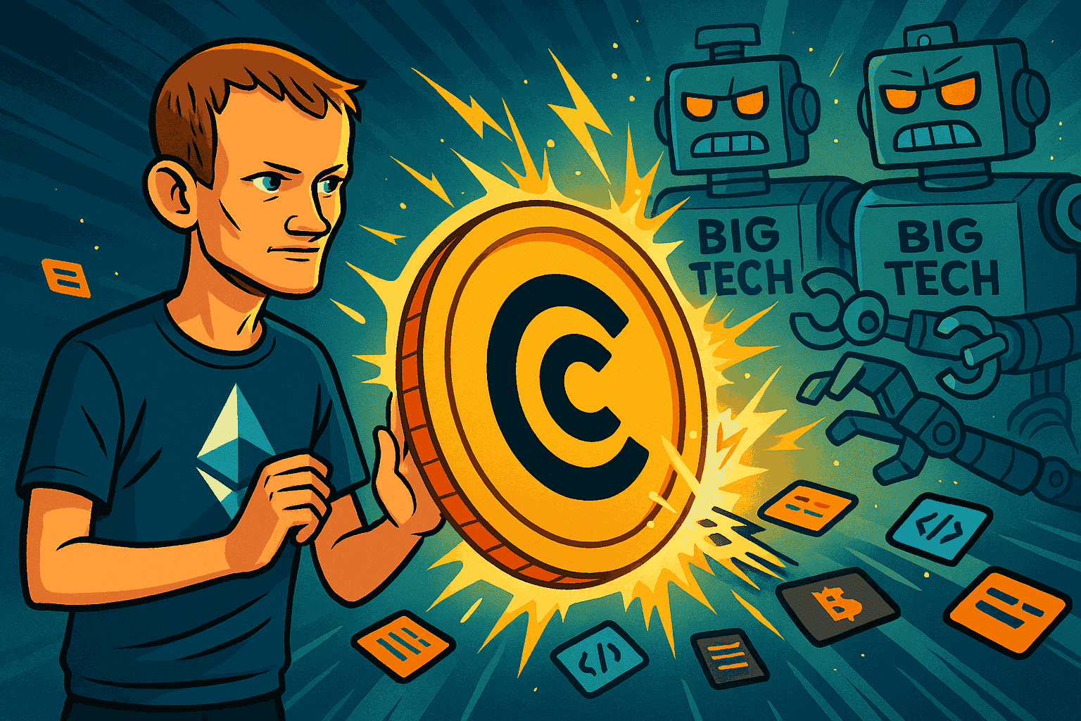 비탈릭 부테린 “기술기업 견제하려면 카피레프트 도입해야”