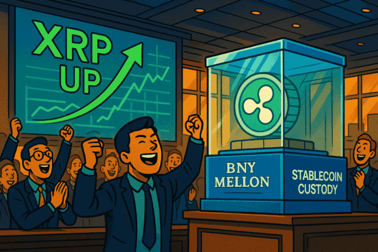 리플, BNY 멜론과 스테이블코인 협력에 XRP 상승
