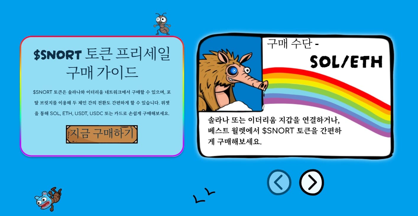 스노터토큰 구매가이드