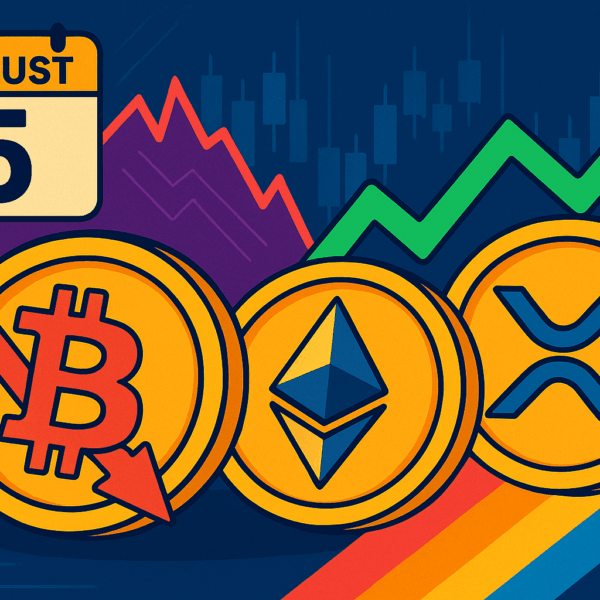 [8월 5일 코인 소식] – 비트코인 급락 원인, 이더리움 고래 매집, XRP 반등 시나리오